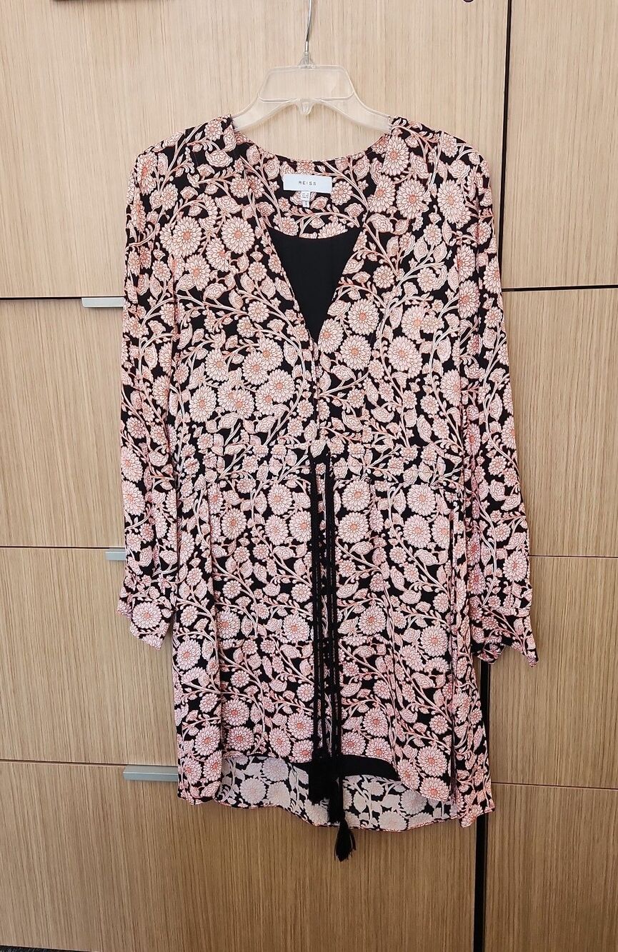Reiss "January" Floral Print Flippy Dress Size 4